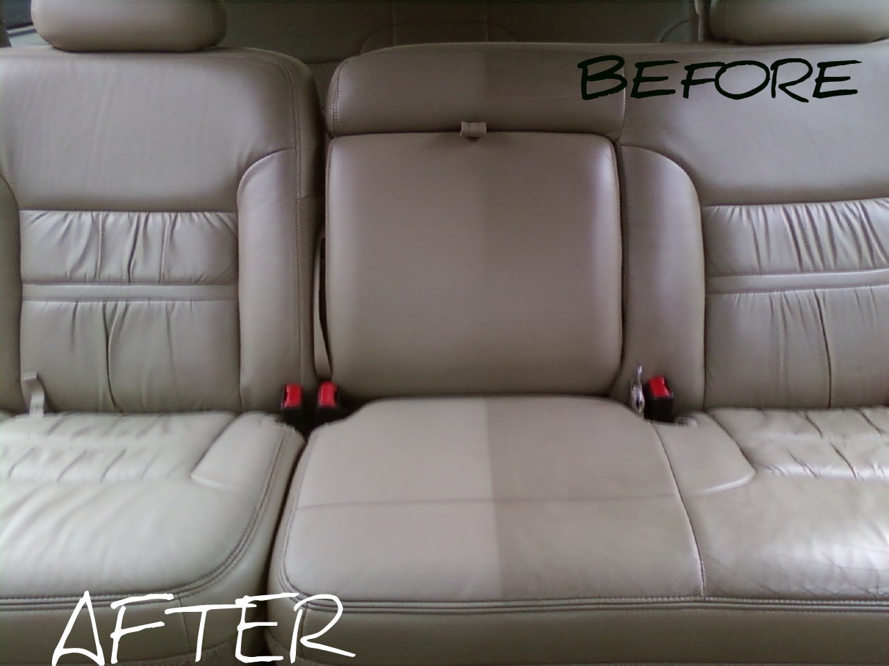 Car Interior Seats Steam Cleaning
